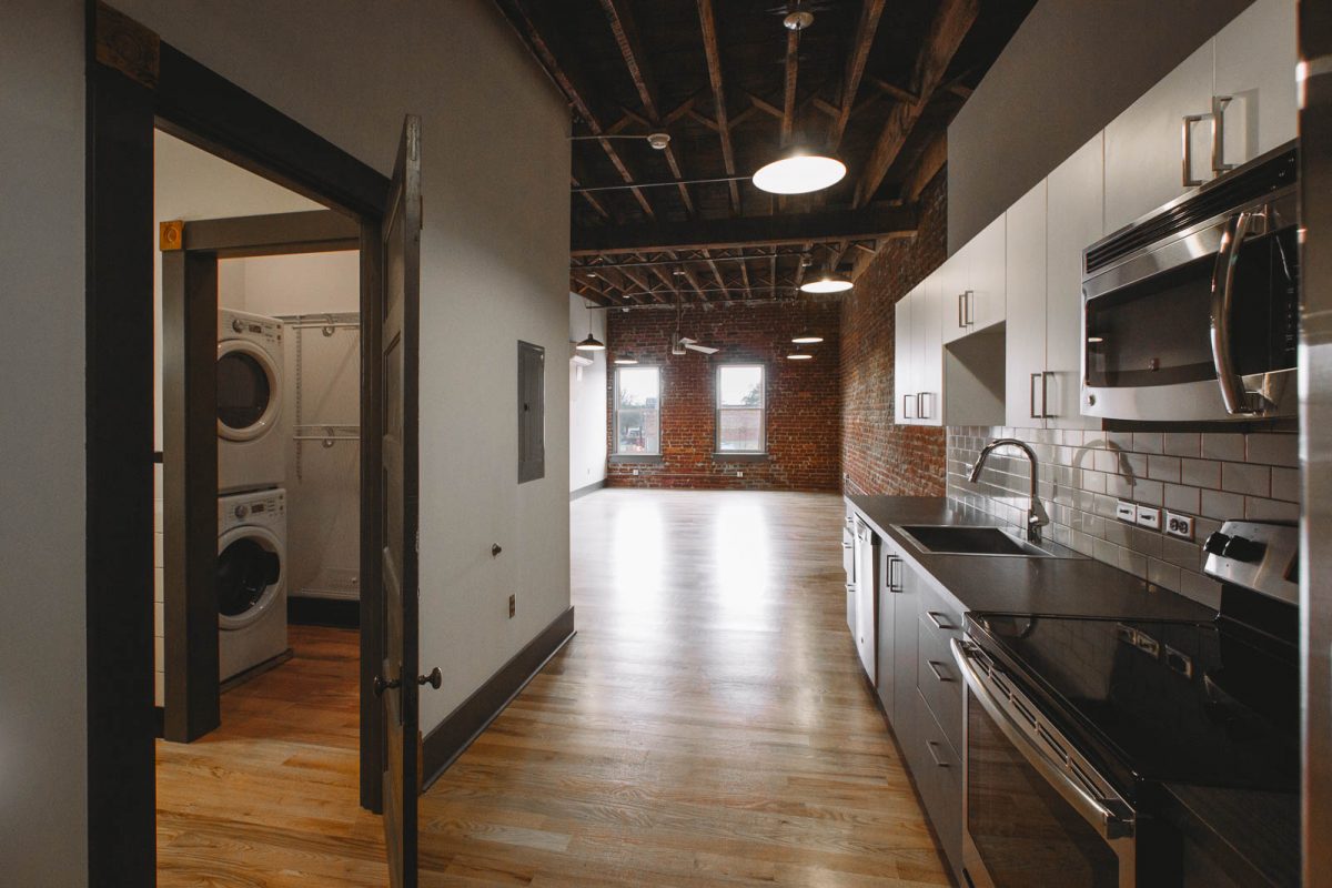 Knoxville loft apartment at the 1894 Saloon Building